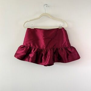 Sandro Rich Burgundy Women's Skorts
